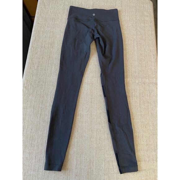 Lululemon Athletica Wunder Under Mesh Bandage High Rise Tech Cutout 6 - Picture 5 of 6